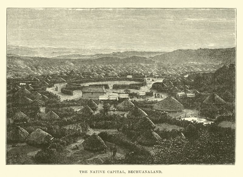 La capital nativa, Bechuanalandia de English School