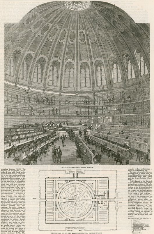 La Nueva Sala de Lectura, Museo Británico de English School
