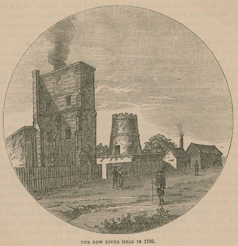 La Cabeza del Nuevo Río en 1798 de English School