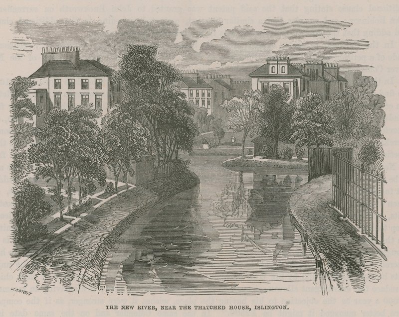 La Cabeza del Nuevo Río, cerca de la casa de paja, Islington de English School