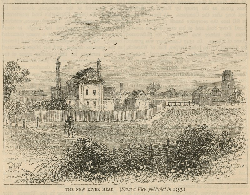 La Cabeza del Nuevo Río, de una vista publicada en 1753 de English School