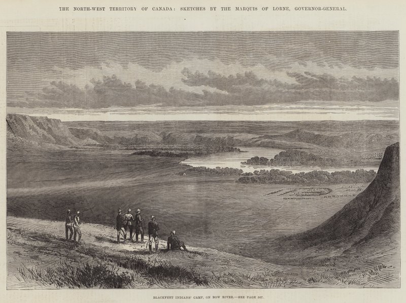 El Territorio del Noroeste de Canadá (grabado) de English School