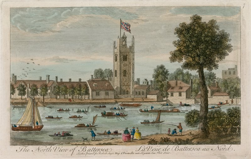 Vista norte de Battersea de English School