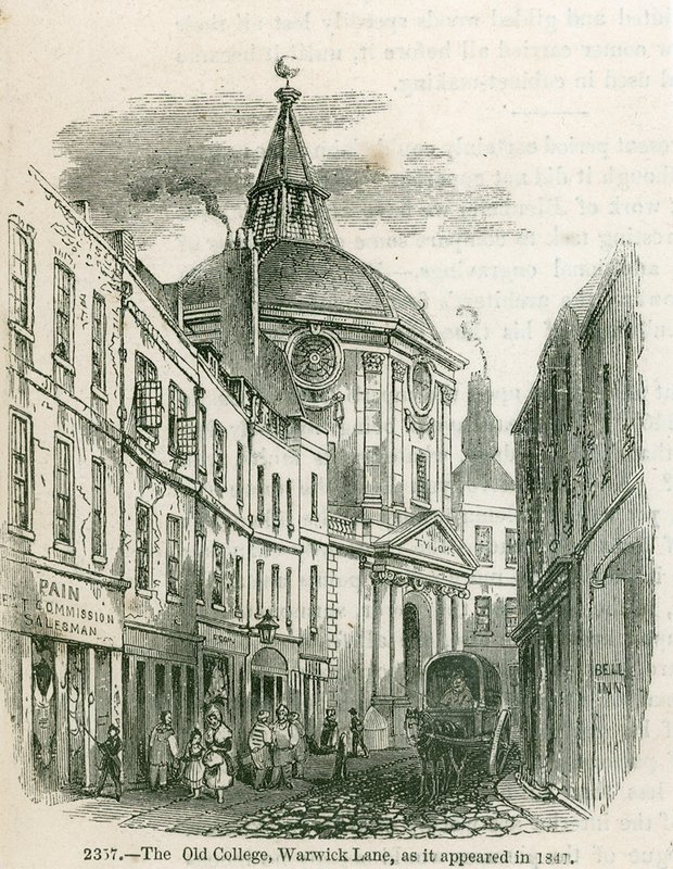 El Antiguo Colegio de Médicos en Warwick Lane de English School