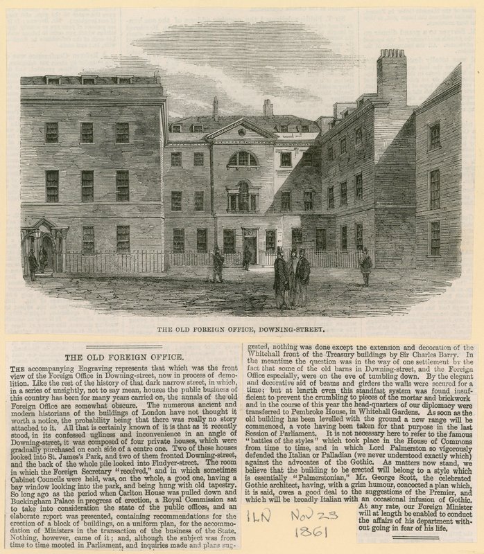 La antigua Oficina de Asuntos Exteriores, Downing Street de English School