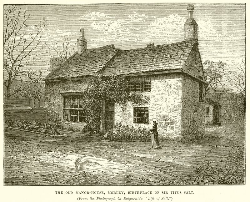 La Antigua Casa Solariega, Morley, Lugar de Nacimiento de Sir Titus Salt de English School