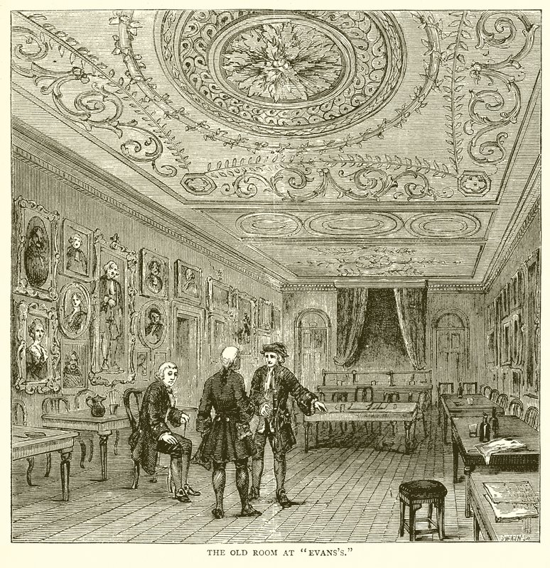La antigua sala en Evans de English School