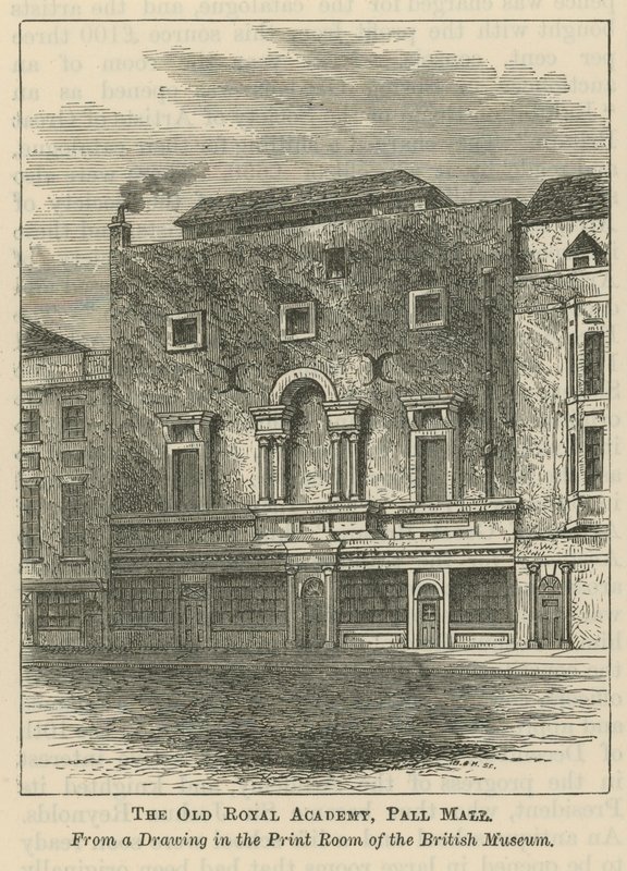 La antigua Real Academia en Pall Mall de English School