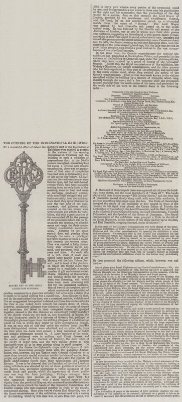 La Apertura de la Exposición Internacional de English School