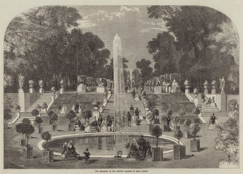 La Orangerie en los jardines privados de Saint Cloud de English School