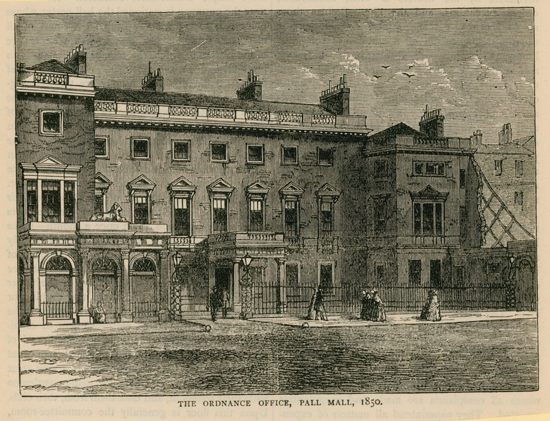 La Oficina de Artillería, Pall Mall, 1850 de English School