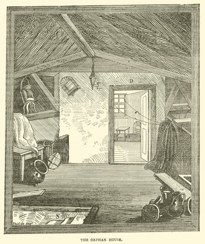 La casa de los huérfanos (grabado) de English School