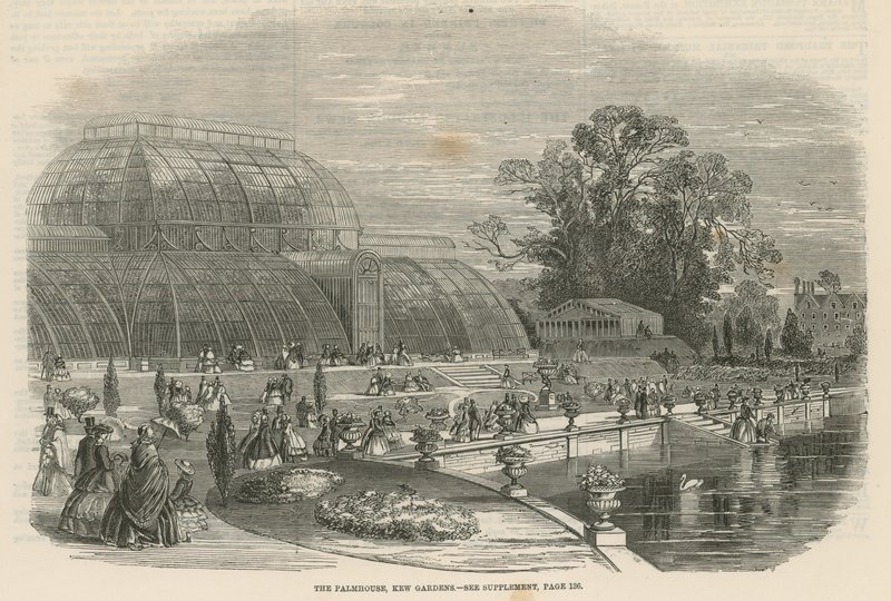 La Casa de las Palmas, Kew Gardens, Londres de English School