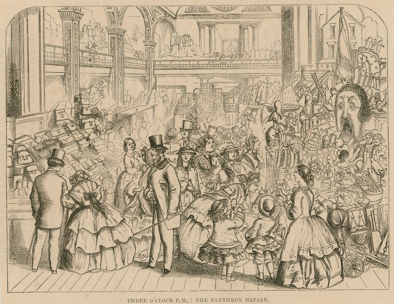 El Bazar del Panteón, Oxford Street, Londres de English School