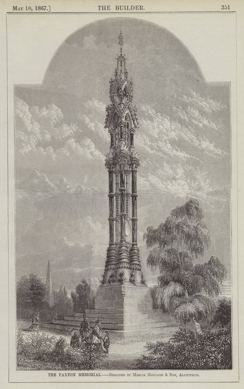 El Memorial Paxton (grabado) de English School