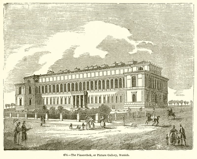 La Pinacoteca o Galería de Pinturas, Múnich de English School