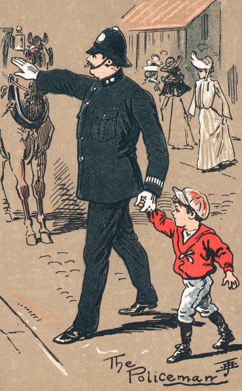 El policía de English School