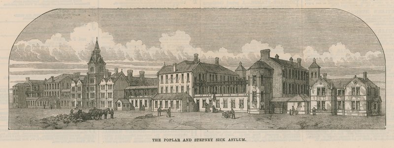 El Asilo de Enfermos de Poplar y Stepney en Bromley by Bow de English School