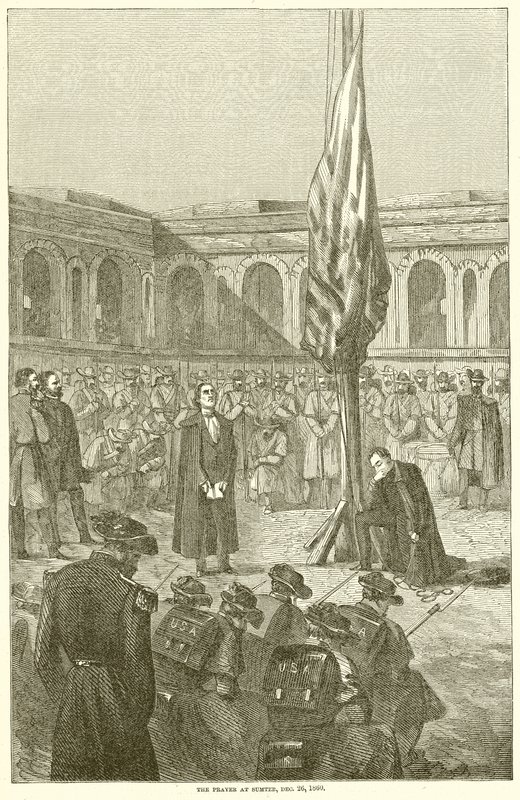 La Oración en Sumter, 26 de diciembre de 1860 de English School