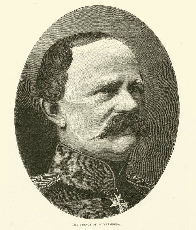 El Príncipe de Wurtemburg, septiembre 1870 de English School