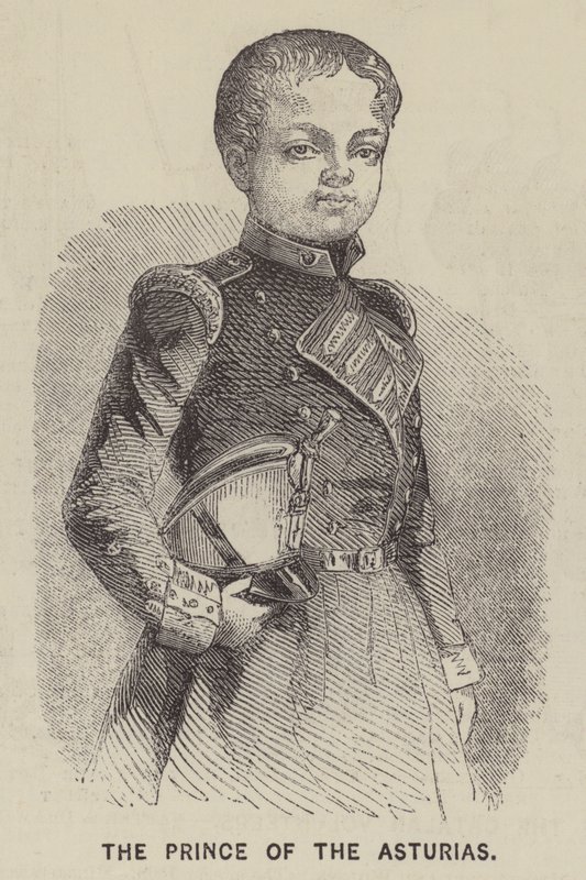 El Príncipe de Asturias (grabado) de English School