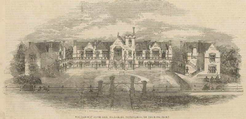 Casas de beneficencia de los impresores en Wood Green de English School