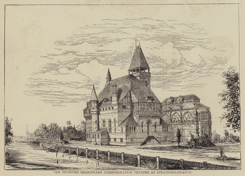 El Propuesto Teatro de Conmemoración de Shakespeare en Stratford-on-Avon de English School