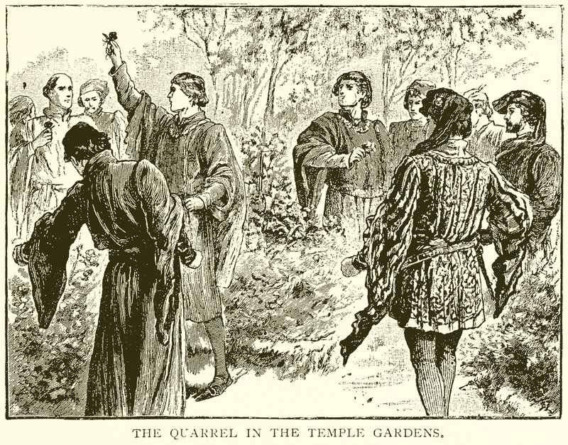 La Disputa en los Jardines del Templo de English School