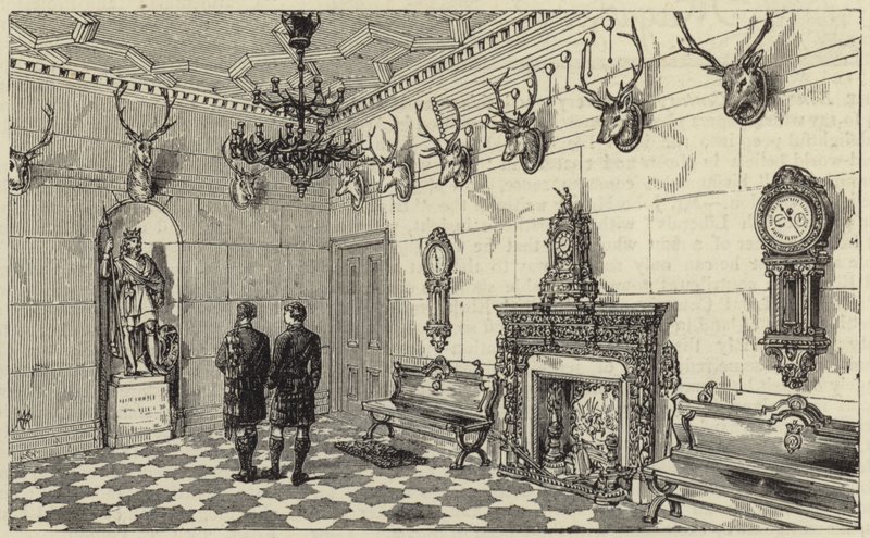 La Reina en Balmoral de English School
