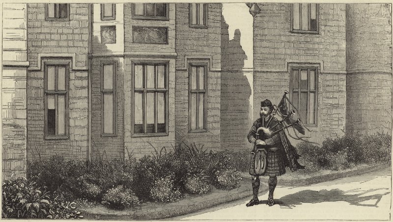 La Reina en Balmoral de English School