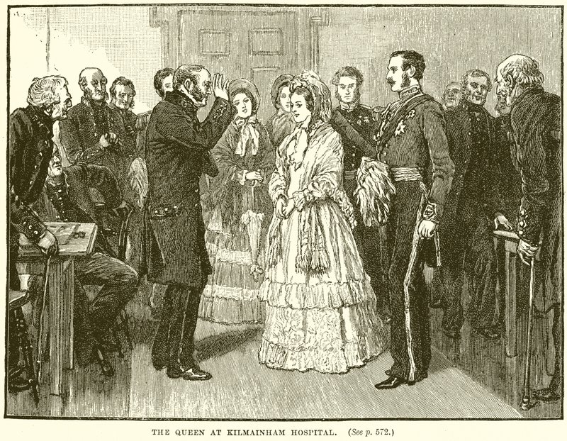 La Reina en el Hospital Kilmainham de English School
