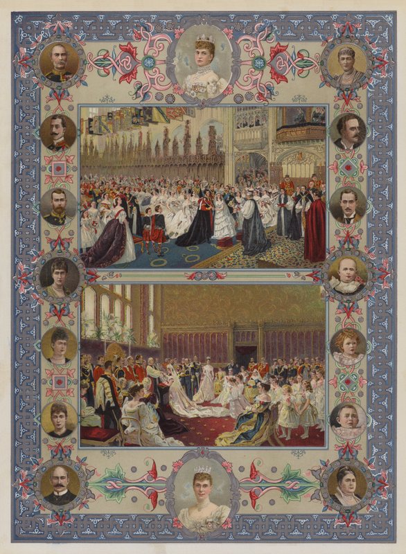 El Jubileo de la Reina (cromolito) de English School