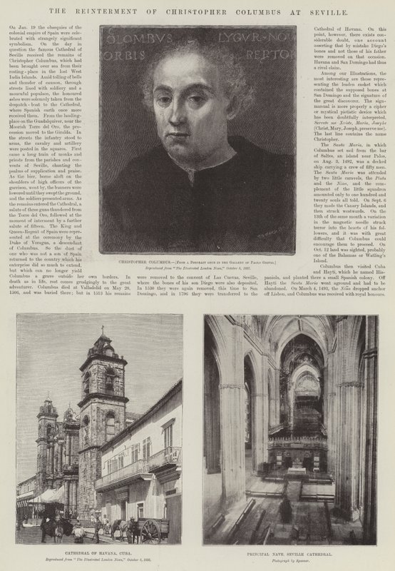 El Reentierro de Cristóbal Colón en Sevilla de English School