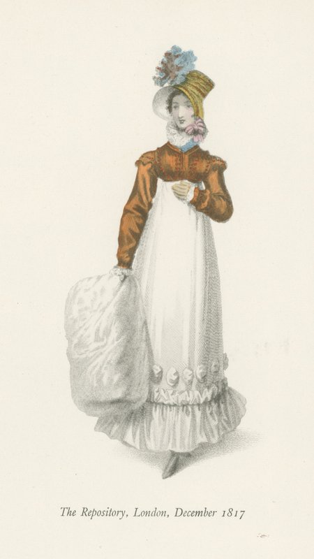 The Repository, Londres, diciembre 1817 de English School