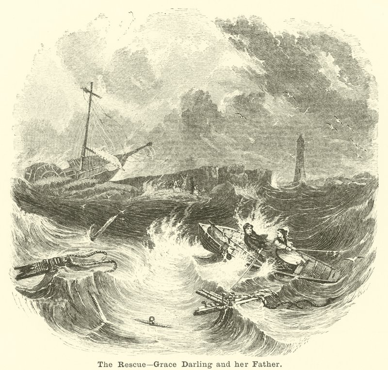 El rescate, Grace Darling y su padre de English School