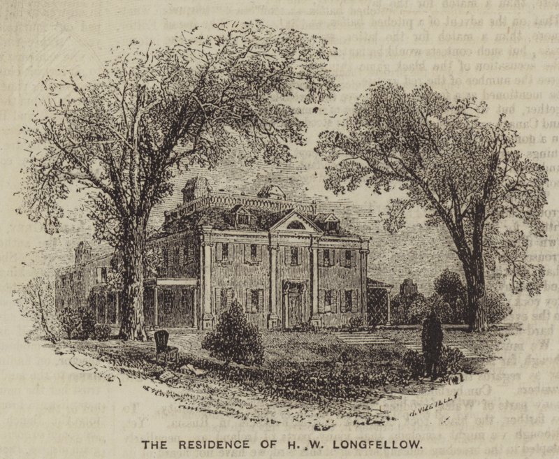 La residencia de H W Longfellow de English School