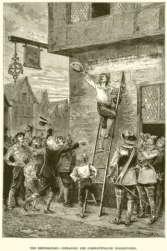 La Restauración. Desfigurando las inscripciones de la Commonwealth de English School