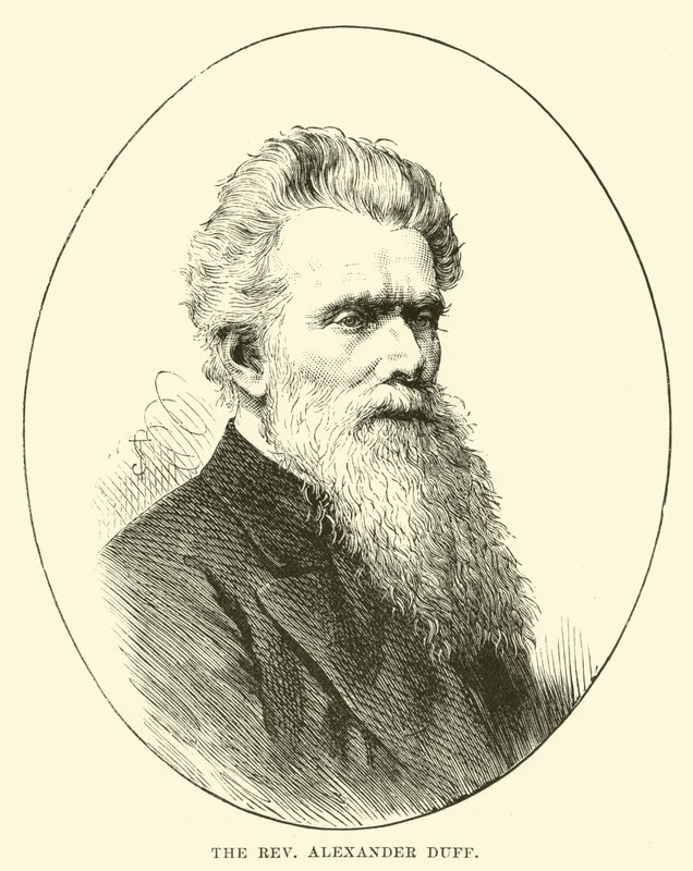 El reverendo Alexander Duff de English School