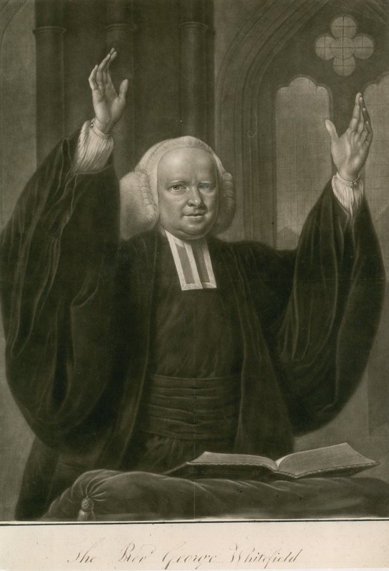 El reverendo George Whitefield, uno de los fundadores del metodismo de English School