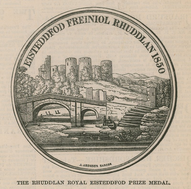 Medalla del Premio Real Eisteddfod de Rhuddlan de English School