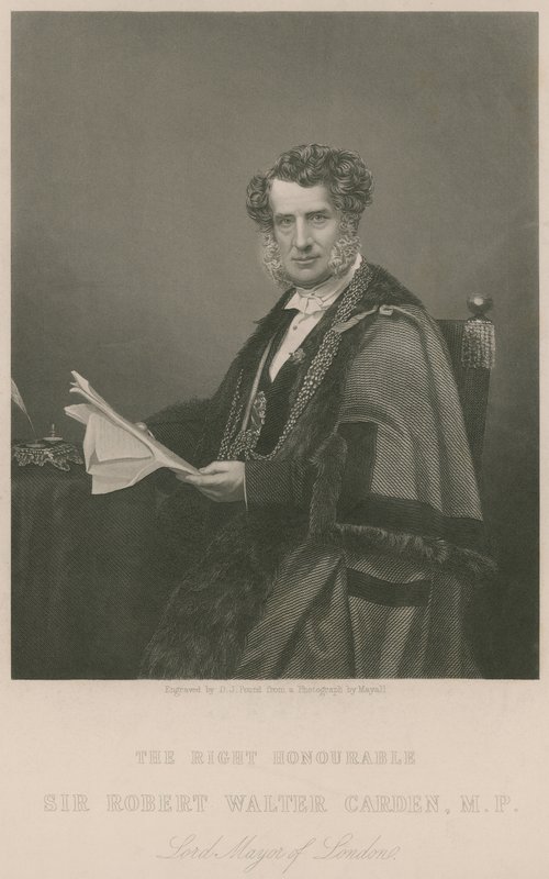 El Honorable Sir Walter Carden, Alcalde de Londres de English School