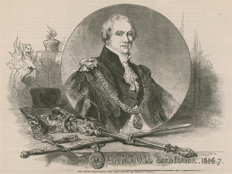 El Honorable Alcalde Sir George Carroll de English School