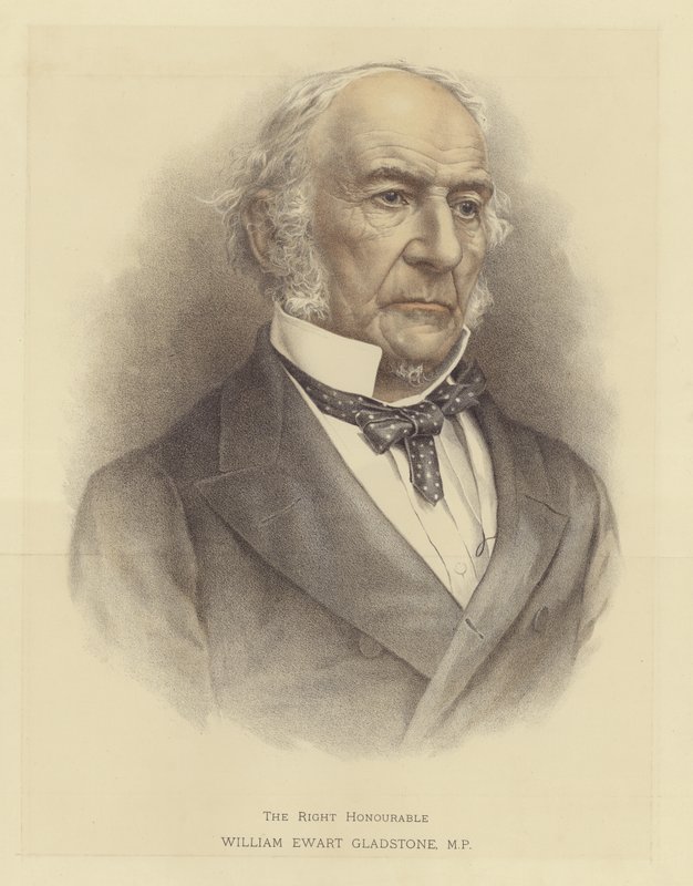 El Muy Honorable William Ewart Gladstone de English School