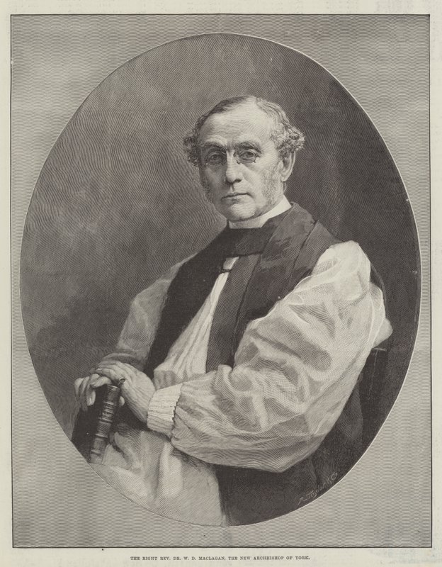 El Reverendo Dr. W D Maclagan, el nuevo Arzobispo de York de English School