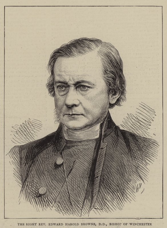 El Reverendo Edward Harold Browne, DD, Obispo de Winchester de English School