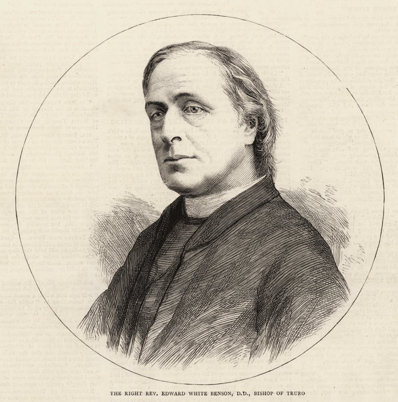 Reverendísimo Edward White Benson, DD, Obispo de Truro (grabado) de English School