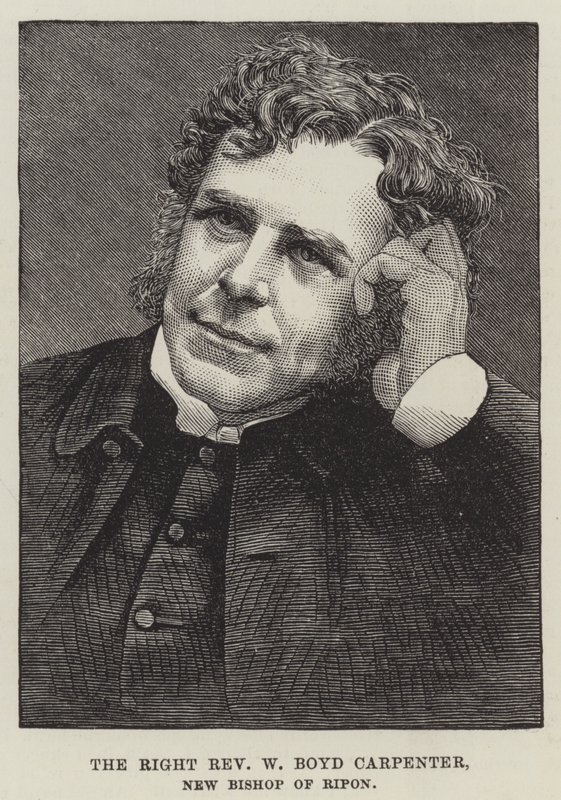 El Reverendísimo W Boyd Carpenter, Nuevo Obispo de Ripon (grabado) de English School