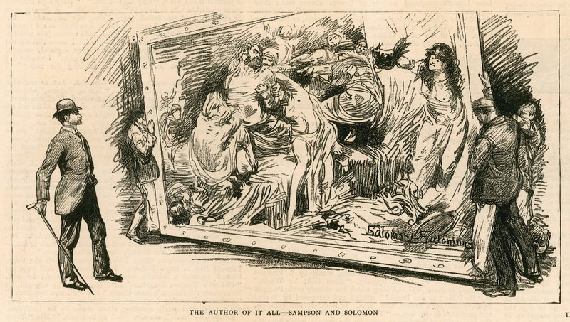 La Real Academia, Londres; El autor de todo - Sampson y Solomon de English School