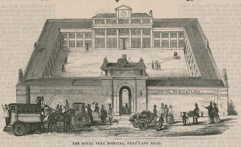 El Hospital Royal Free, Grays Inn Road, Londres de English School