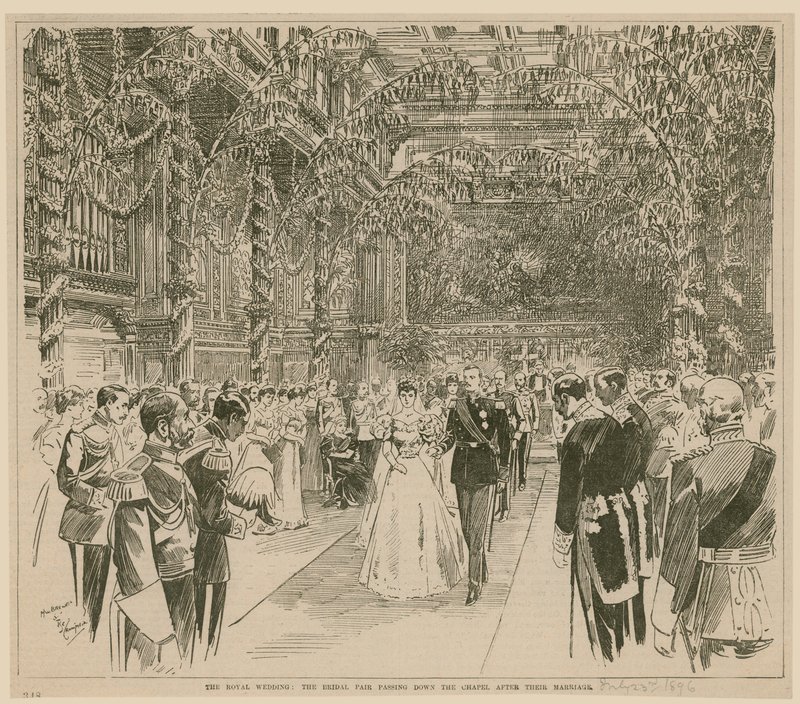 La Boda Real, 23 de julio de 1896 de English School